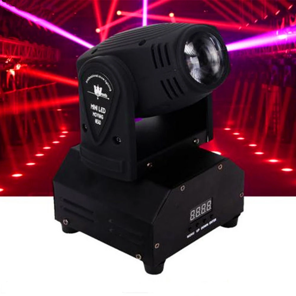 10W LED Moving Head Light RGBW Stage Light Mini Moving Beams Rotating Moving Head DMX Sound Activated Master-Slave Auto Running
10W LED Moving Head Light RGBW Stage Light Mini Moving Beams Rotating Moving Head DMX Sound Activated Master-Slave Auto Running