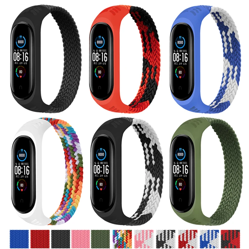 Bracelet for Mi band 3 4 5 Strap Nylon Replacement belt Wristband Solo Loop pulseira Braided correa for Mi band 6 strap Bracelet
Bracelet for Mi band 3 4 5 Strap Nylon Replacement belt Wristband Solo Loop pulseira Braided correa for Mi band 6 strap Bracelet