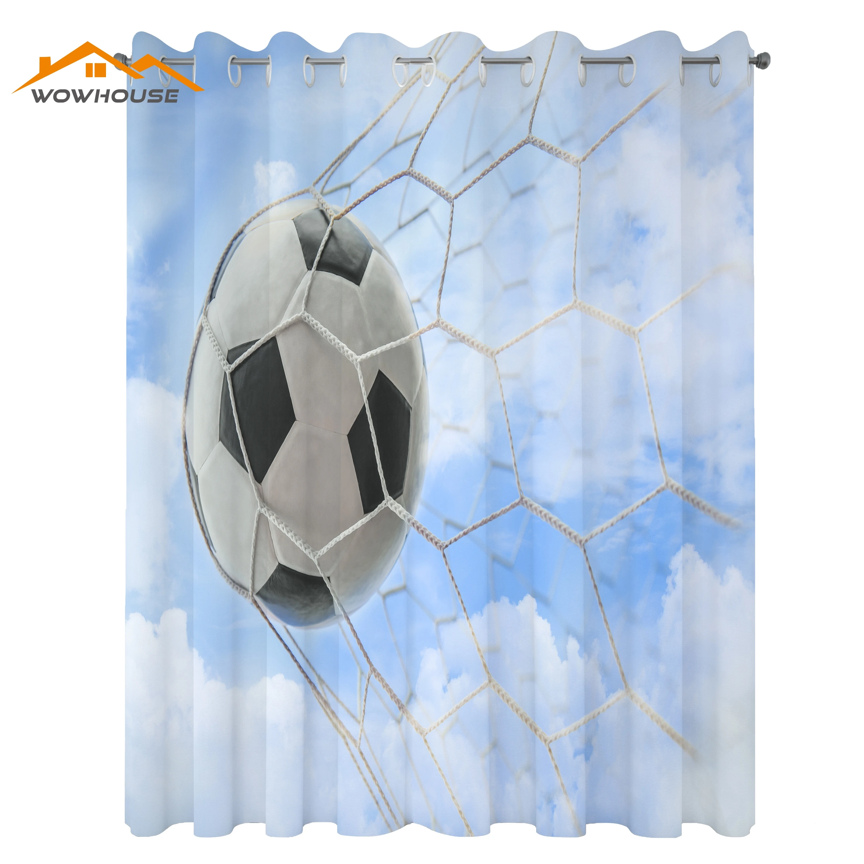 Sports Window Curtains Soccer Ball Goal with Cloudy Sky Summertime Outdoor Activities Sporting Living Room Bedroom Decor Curtain
Sports Window Curtains Soccer Ball Goal with Cloudy Sky Summertime Outdoor Activities Sporting Living Room Bedroom Decor Curtain