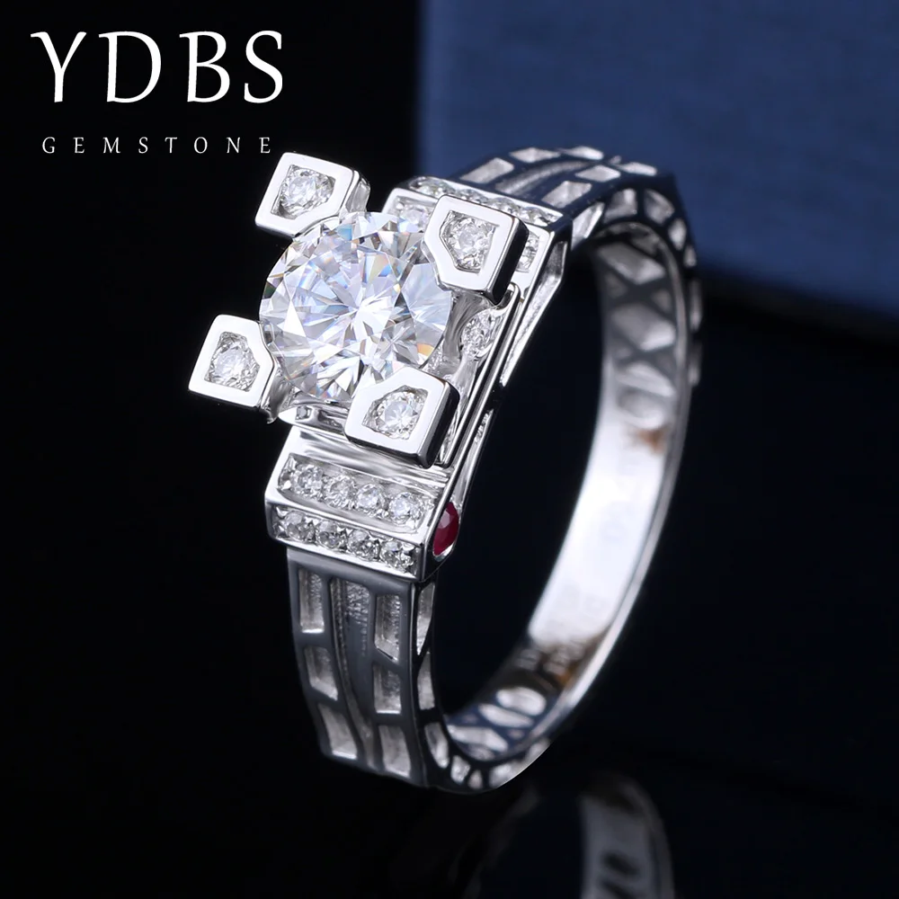 YDBS Luxury 14K White Gold Center 1ct Moissanite Wedding Engagement Ring the tower style for Women
YDBS Luxury 14K White Gold Center 1ct Moissanite Wedding Engagement Ring the tower style for Women