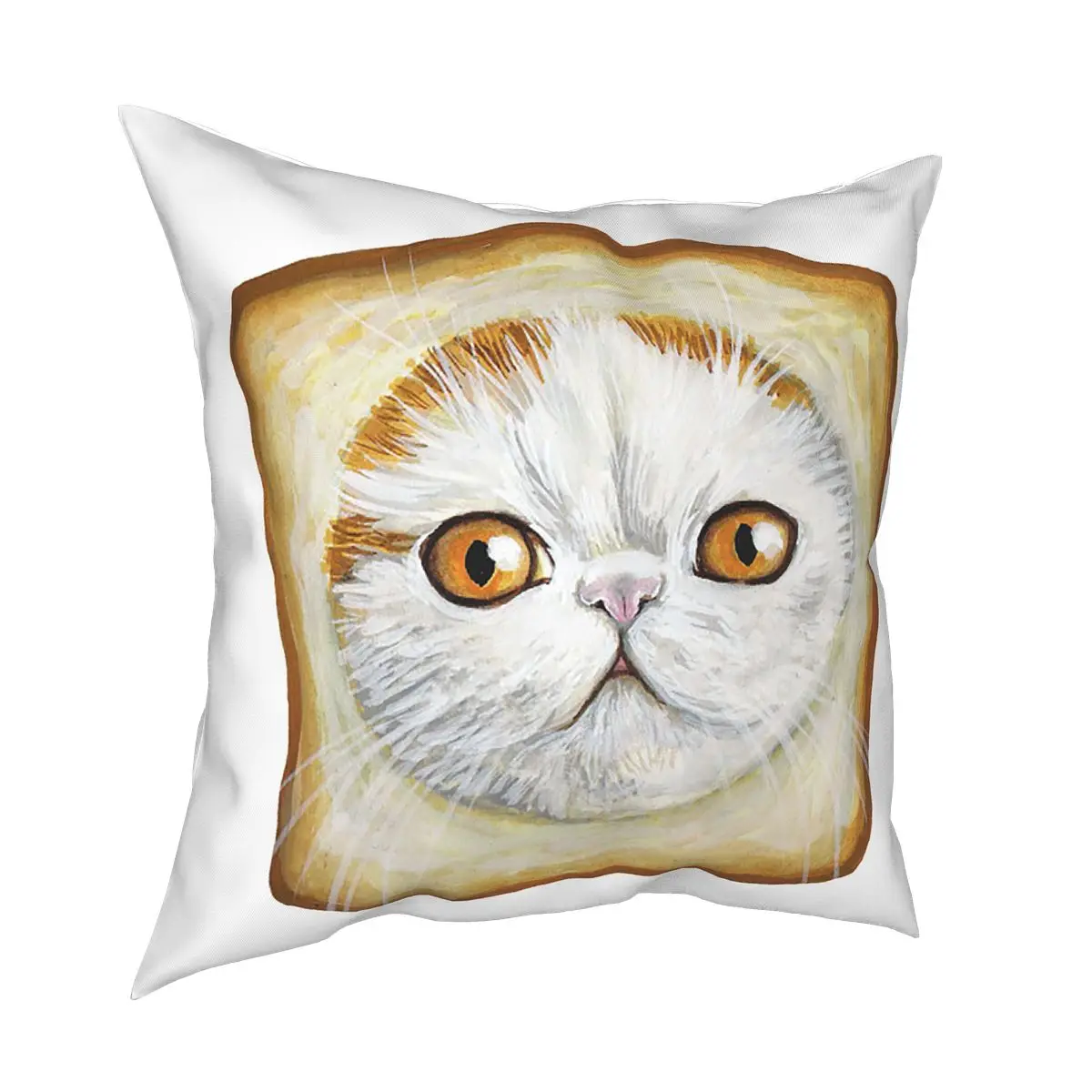 French Toast Cute Cat Pillow Case Home Decor Cushions Throw Pillow for Car Polyester Double-sided Printing Casual
French Toast Cute Cat Pillow Case Home Decor Cushions Throw Pillow for Car Polyester Double-sided Printing Casual
