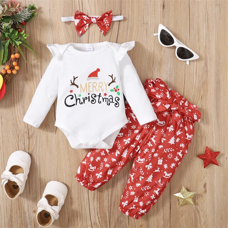 Christmas Newborn Baby Girl Clothes Elk Print Bodysuits+Bow Legging Pants Rainbow Romper Outfit Leopard Infant Girl Clothing Set
Christmas Newborn Baby Girl Clothes Elk Print Bodysuits+Bow Legging Pants Rainbow Romper Outfit Leopard Infant Girl Clothing Set