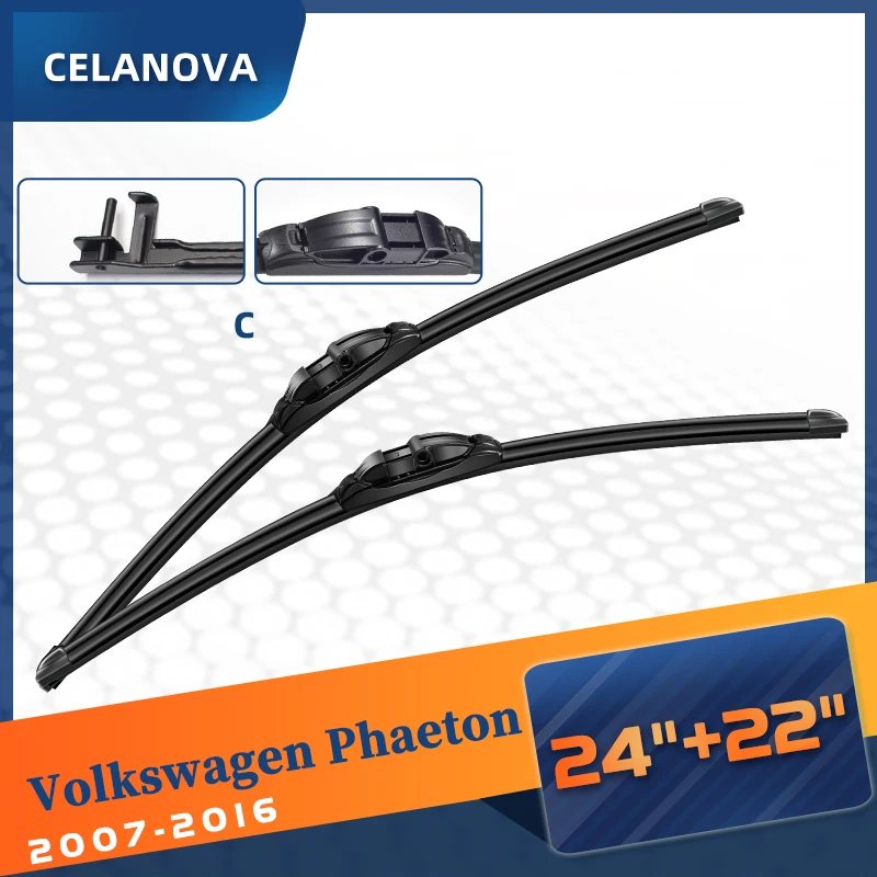 Щетка стеклоочистителя для Volkswagen VW Phaeton 2007-2016, бескаркасные резиновые стеклоочистители 24 + 22 дюйма
Щетка стеклоочистителя для Volkswagen VW Phaeton 2007-2016, бескаркасные резиновые стеклоочистители 24 + 22 дюйма
