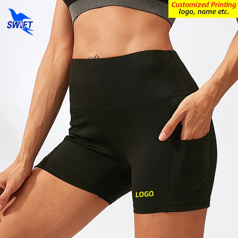 Customize LOGO Women Gym Shorts High Waist Push Up Cycling Sports Short Leggings with Pocket Jogging Running Fitness Short Pants
Customize LOGO Women Gym Shorts High Waist Push Up Cycling Sports Short Leggings with Pocket Jogging Running Fitness Short Pants