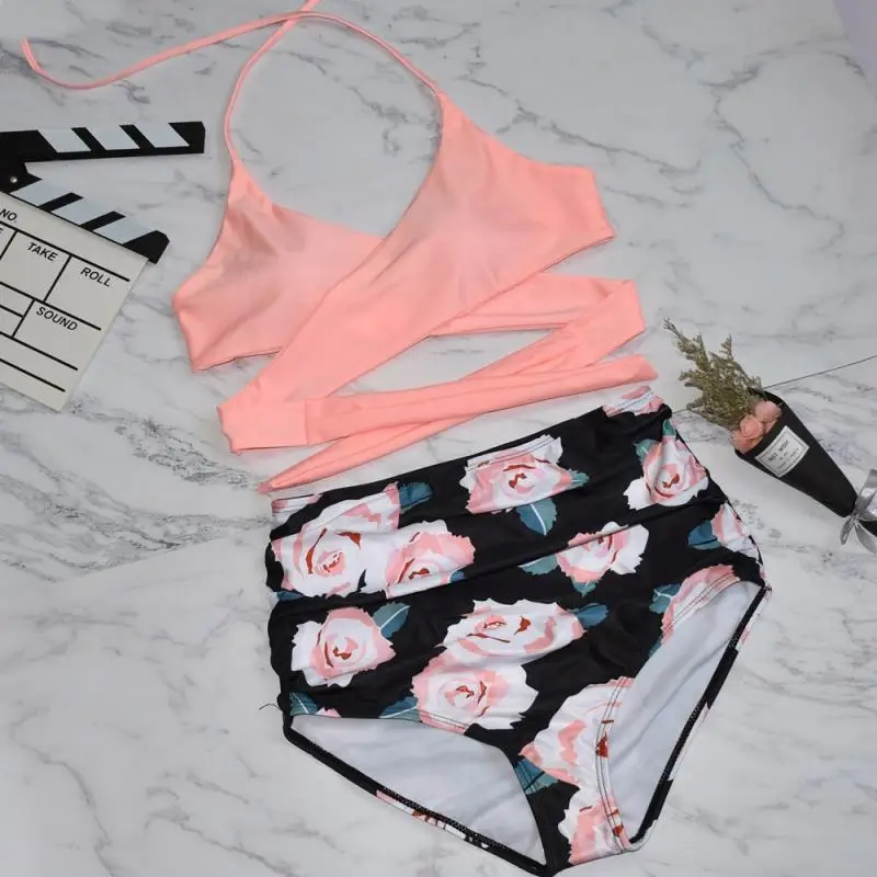 Sexy Printed Bikini Halter Sling Fitness Swimwear Push-Ups Casual Sports Ladies Beachwear
Sexy Printed Bikini Halter Sling Fitness Swimwear Push-Ups Casual Sports Ladies Beachwear