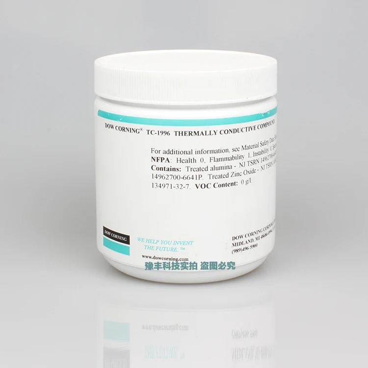 U.S. imports Dow Corning Dow Corning TC1996 thermal conductive silicone grease computer cpu gpu thermal paste silicone
U.S. imports Dow Corning Dow Corning TC1996 thermal conductive silicone grease computer cpu gpu thermal paste silicone
