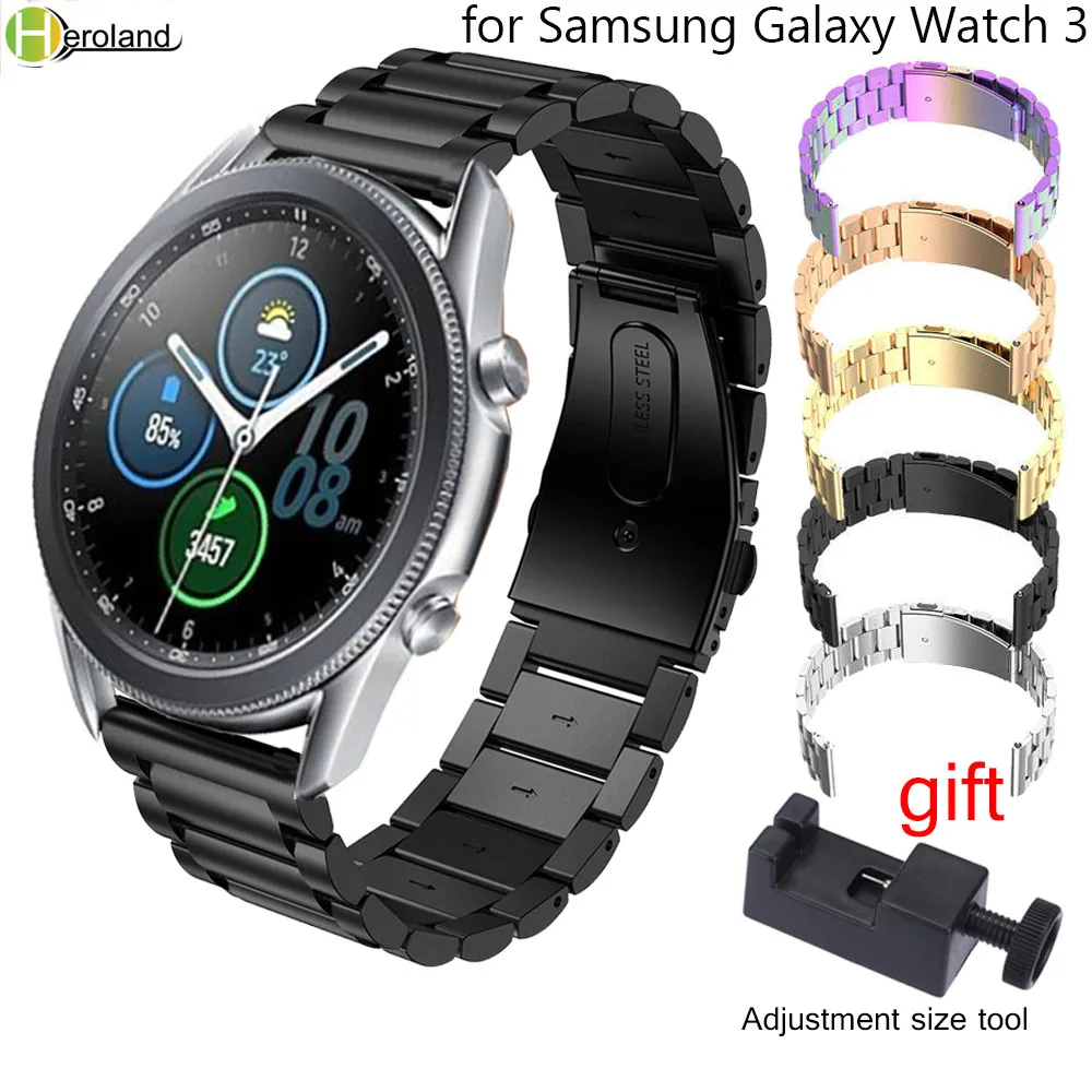 Ремешок для часов из нержавеющей стали 22 мм 20 мм для Samsung Galaxy Watch 3 45 мм 41 мм быстросъемный браслет для часов металлический Смарт-браслет
Ремешок для часов из нержавеющей стали 22 мм 20 мм для Samsung Galaxy Watch 3 45 мм 41 мм быстросъемный браслет для часов металлический Смарт-браслет