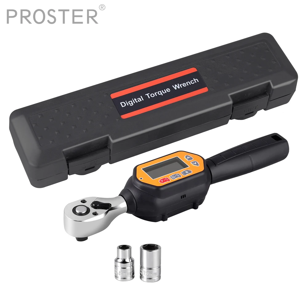 3/8" Digital Torque Wrench 1.3-44.25 ft-lbs Range Accurate of Clockwise ±2% / Counterclockwise ± 2.5% LED & Buzzer Calibrated
3/8" Digital Torque Wrench 1.3-44.25 ft-lbs Range Accurate of Clockwise ±2% / Counterclockwise ± 2.5% LED & Buzzer Calibrated