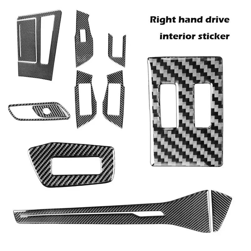 Carbon fiber Right hand drive Car interior Decorative panel Sticker Suite Kit For Audi A6L A7 2019
Carbon fiber Right hand drive Car interior Decorative panel Sticker Suite Kit For Audi A6L A7 2019