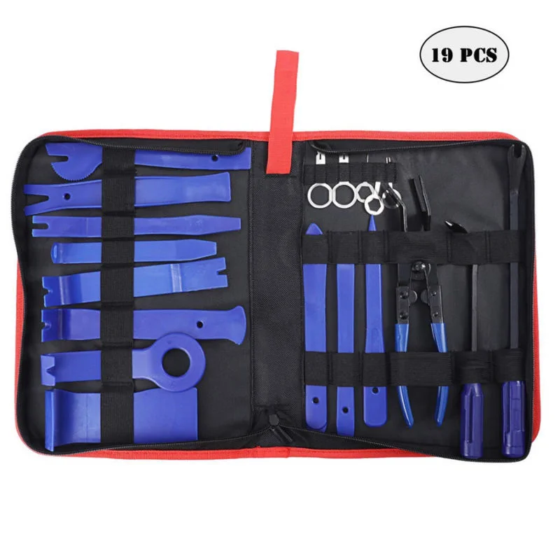 *19x Car Door Molding Dash Trim Panel Audio Removal Pry Tool Kits & Clip Pliers*
*19x Car Door Molding Dash Trim Panel Audio Removal Pry Tool Kits & Clip Pliers*