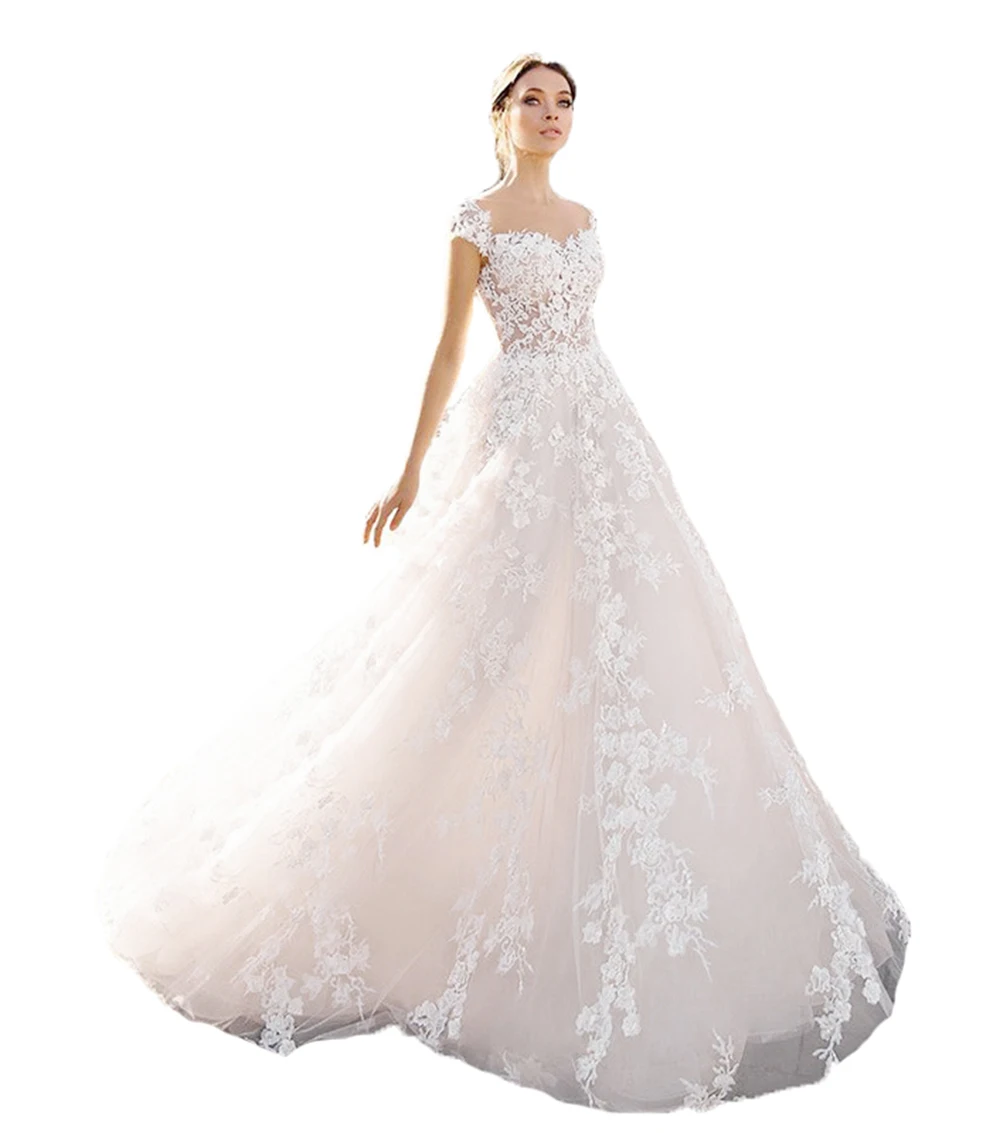 White bridal gown, net yarn show flower fabric, women's prom skirt, light and elegant, zipper back, three-dimensional cutting
White bridal gown, net yarn show flower fabric, women's prom skirt, light and elegant, zipper back, three-dimensional cutting
