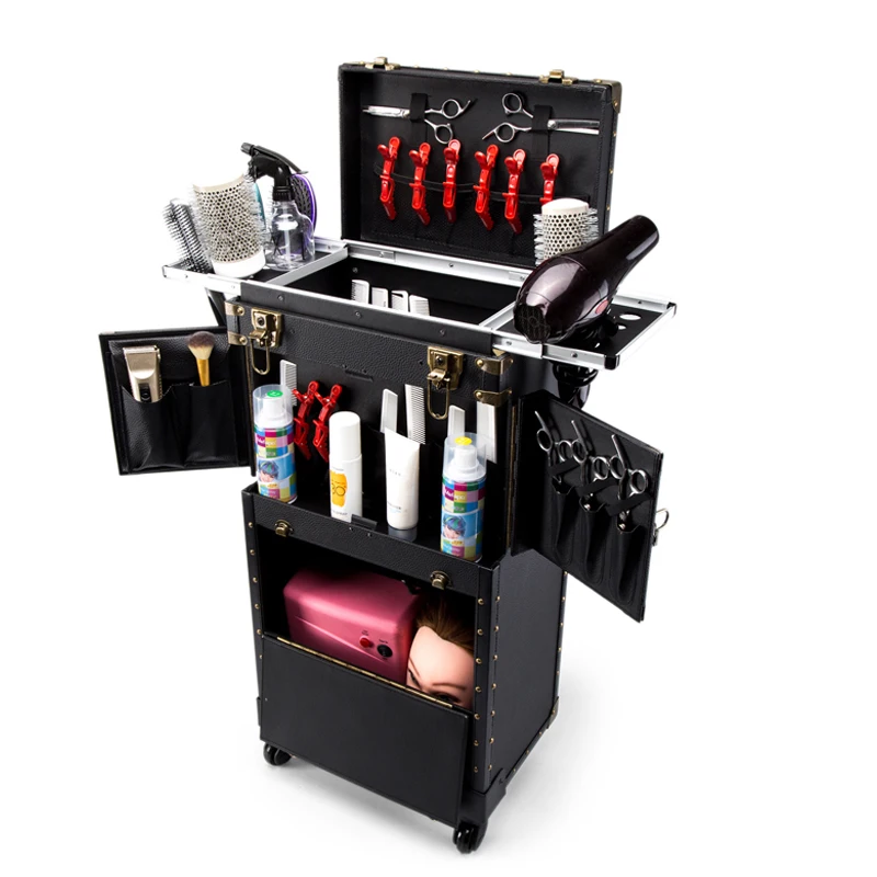 Hair Tools Boxes Dedicated for Hair Stylist Retro Beauty Hair Tools Tool Cart Hair Box Trolley
Hair Tools Boxes Dedicated for Hair Stylist Retro Beauty Hair Tools Tool Cart Hair Box Trolley