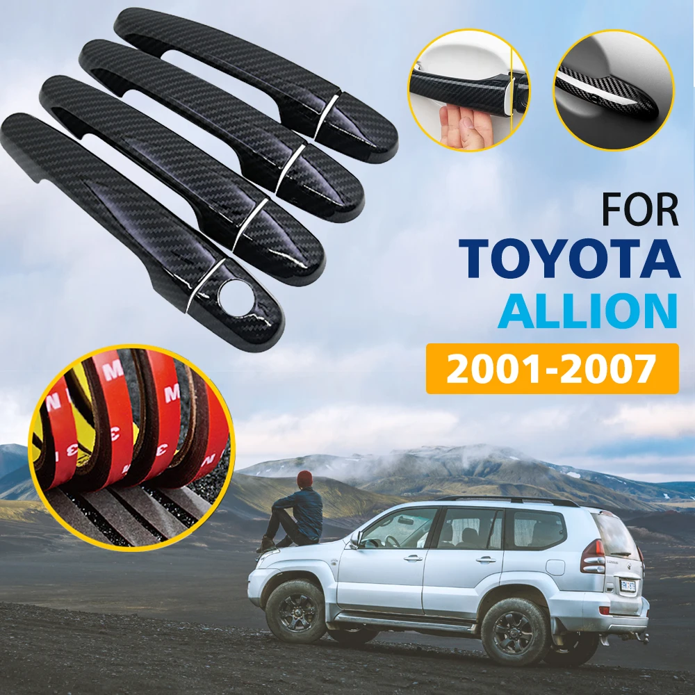 Black Color Carbon Fiber Door Handles Cover Trim Set for Toyota Allion Premio Caldina T240 2003~2007 Car Accessories Stickers
Black Color Carbon Fiber Door Handles Cover Trim Set for Toyota Allion Premio Caldina T240 2003~2007 Car Accessories Stickers