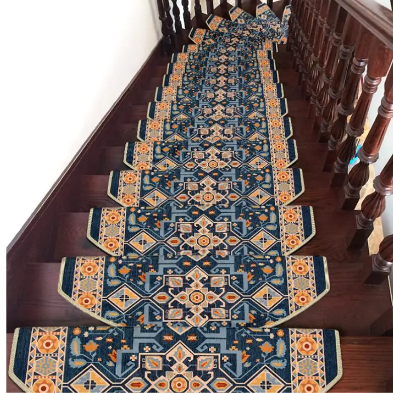 10pcs European Stair Mats Step Mats Glue-Free Self-Adhesive Stair Carpet Solid Wood Non-Slip Mats 24X65cm For 25cm Width Stairs
10pcs European Stair Mats Step Mats Glue-Free Self-Adhesive Stair Carpet Solid Wood Non-Slip Mats 24X65cm For 25cm Width Stairs