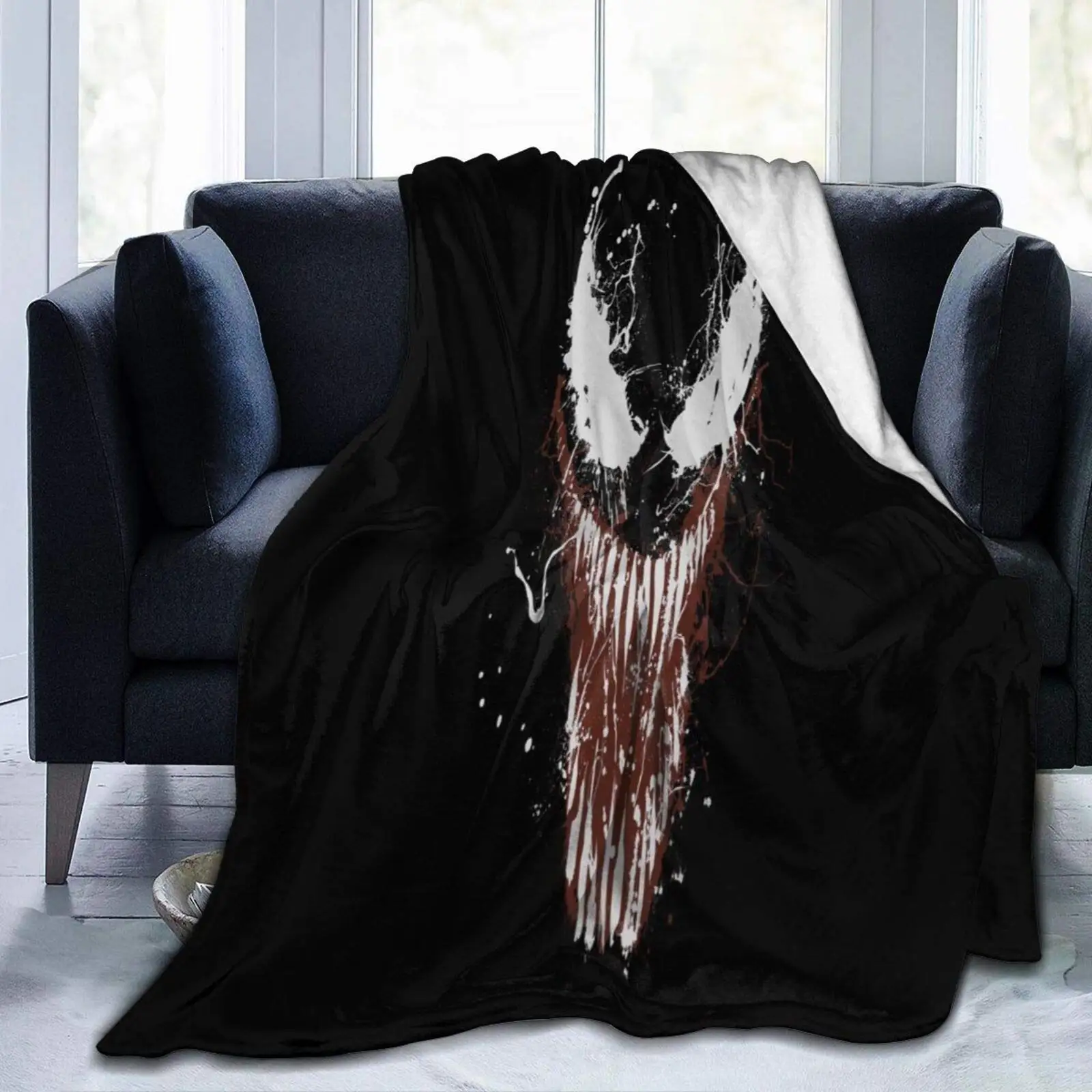 Flannel Fleece Bed Blankets Lightweight Cozy Throw Blanket for Couch Sofa Adults Kids Parasite Venom 3D Print 120x150cm
Flannel Fleece Bed Blankets Lightweight Cozy Throw Blanket for Couch Sofa Adults Kids Parasite Venom 3D Print 120x150cm