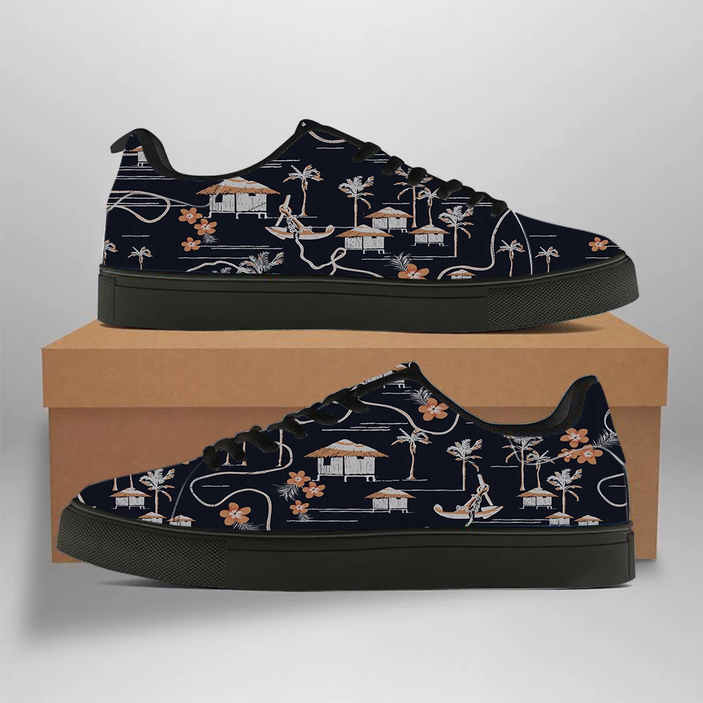 Noisydesigns Four Seasons Men High Quality Leisure Shoes Hawaiian Flower Coconut Tree Flat Bottom Couple Low Top Leather Sneaker
Noisydesigns Four Seasons Men High Quality Leisure Shoes Hawaiian Flower Coconut Tree Flat Bottom Couple Low Top Leather Sneaker