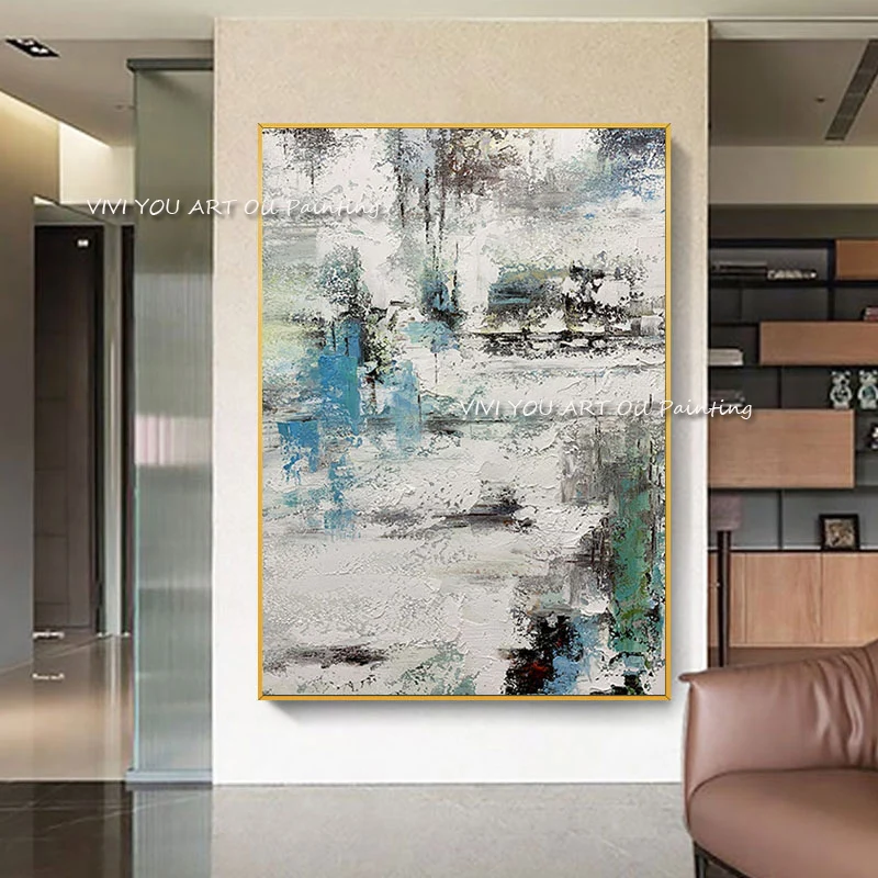 100% Handmade modern abstract oil painting on canvas large piece wall painting for living room home decor original painting
100% Handmade modern abstract oil painting on canvas large piece wall painting for living room home decor original painting