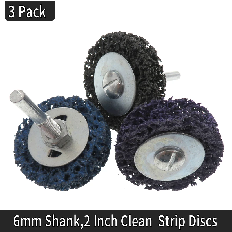 3 Pack Quick Change Easy Strip & Clean Discs Fit for 2" Air Die Grinder -Removes Paint, Coating, for Wood Metal Fiberglass
3 Pack Quick Change Easy Strip & Clean Discs Fit for 2" Air Die Grinder -Removes Paint, Coating, for Wood Metal Fiberglass