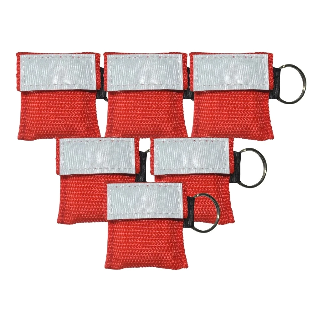 50Pcs CPR Resuscitator Face Shield CPR Keychain Key Ring Emergency Rescue One-way Valve Mouth To Mouth Breathing Valve
50Pcs CPR Resuscitator Face Shield CPR Keychain Key Ring Emergency Rescue One-way Valve Mouth To Mouth Breathing Valve