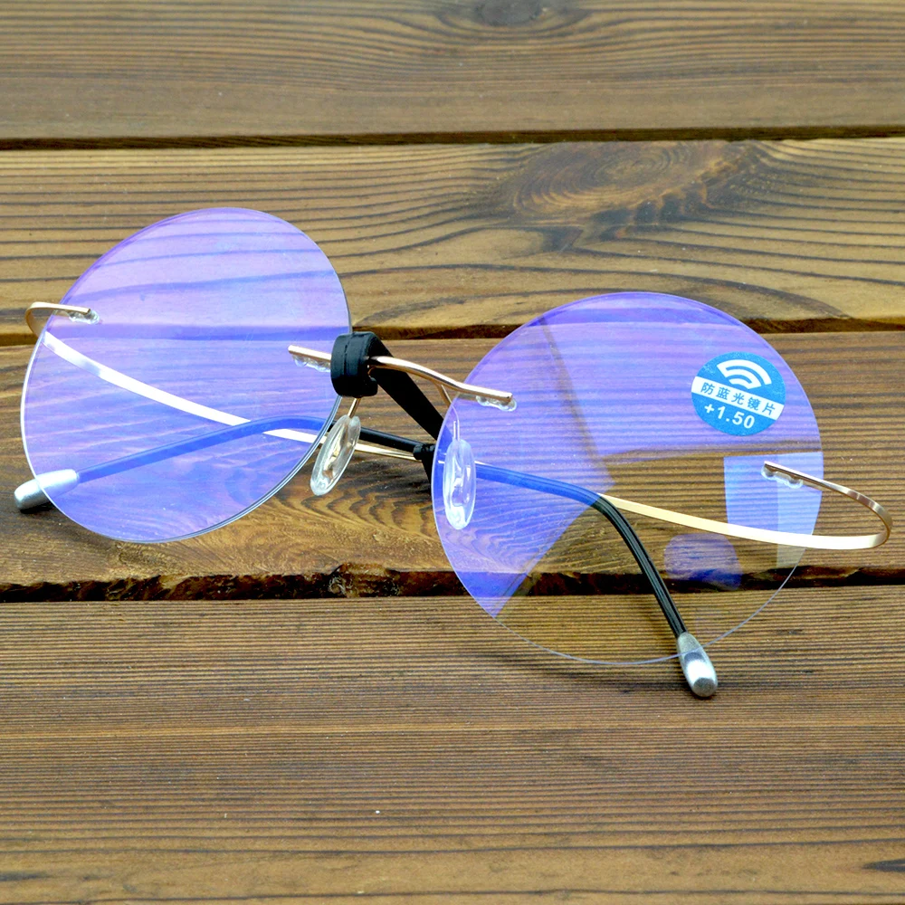 Clara Vida Round Reading Glasses Men Women Portable Rimless reading glasses +0.75 +1 +1.5 +1.75 +2 to +4
Clara Vida Round Reading Glasses Men Women Portable Rimless reading glasses +0.75 +1 +1.5 +1.75 +2 to +4