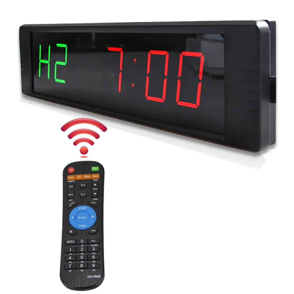 1Inch Remote control Led Interval Timer Digitale Garage Timer Sport Training Klok Gym ApparatuurTabata Boxing swimming Timer
1Inch Remote control Led Interval Timer Digitale Garage Timer Sport Training Klok Gym ApparatuurTabata Boxing swimming Timer