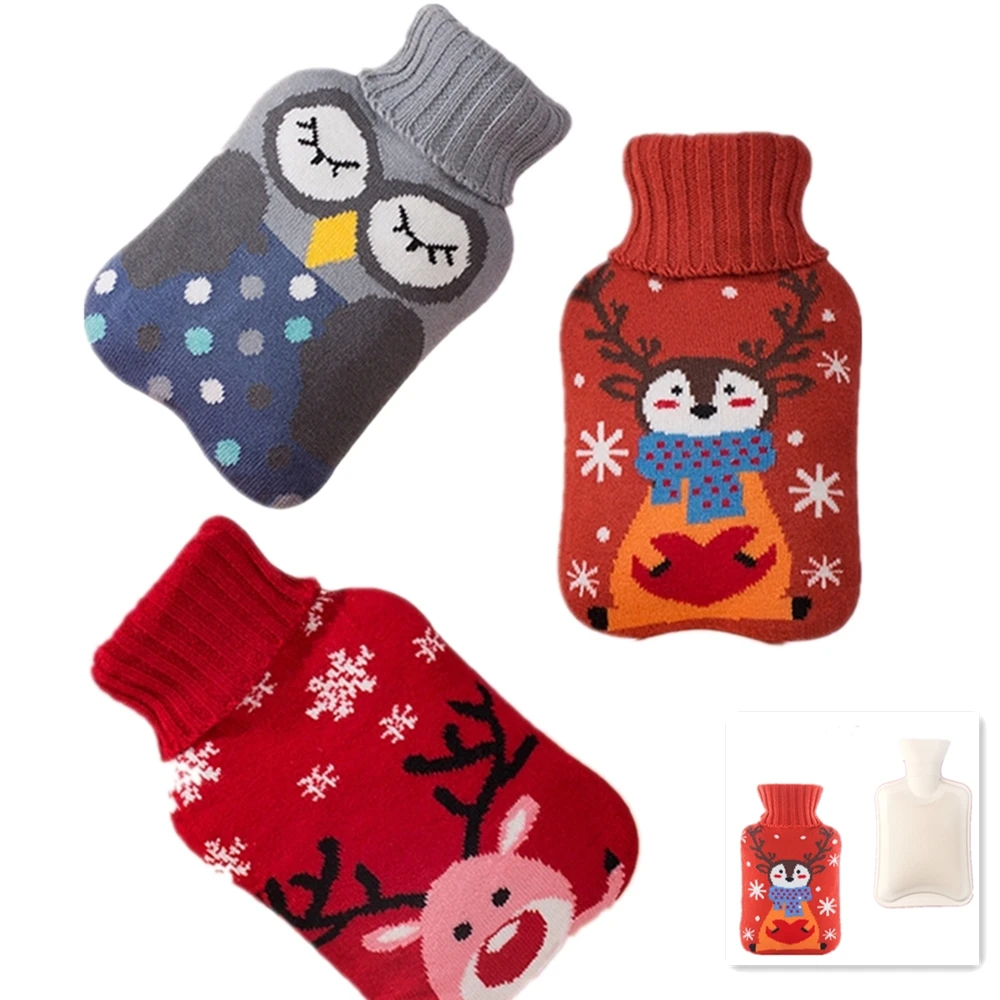 1000ml Portable Durable Hot Water Bottle With Knitted Cover Cartoon Pattern Cute Hand Warmers Winter Student Hot-Water Bags
1000ml Portable Durable Hot Water Bottle With Knitted Cover Cartoon Pattern Cute Hand Warmers Winter Student Hot-Water Bags