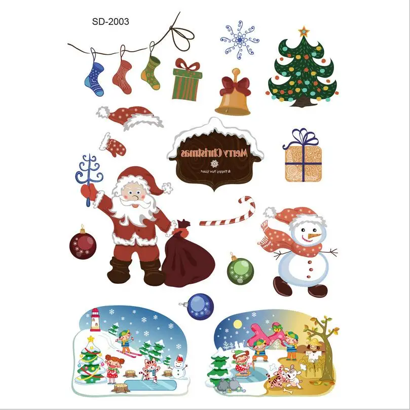 Christmas Body Tattoo for Woman Man Temporary Waterproof Arm Hands Santa Claus Elk Snowman Decals New Year Tattoo Sticker T1830
Christmas Body Tattoo for Woman Man Temporary Waterproof Arm Hands Santa Claus Elk Snowman Decals New Year Tattoo Sticker T1830