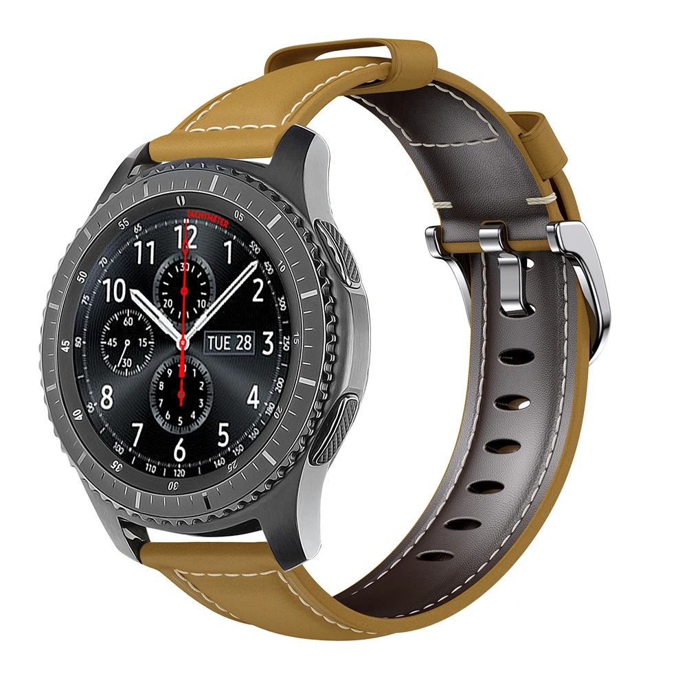 22mm Leather Strap For Samsung Galaxy Watch 3 45mm 46mm Watch Band For Gear S3 Huawei Watch Gt Amazfit Gtr 47mm Wrist Strap
22mm Leather Strap For Samsung Galaxy Watch 3 45mm 46mm Watch Band For Gear S3 Huawei Watch Gt Amazfit Gtr 47mm Wrist Strap