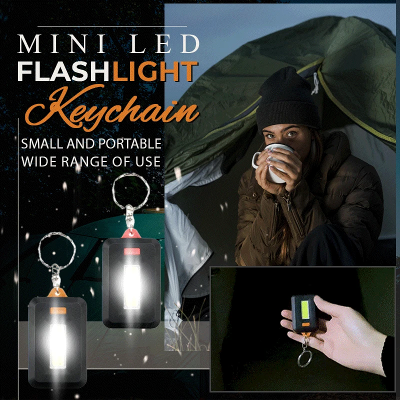 Small LED Flashlight Keychain Key Chain COB Light Battery Power Mini 3 Light Mode Portable Pocket Fishing Walking Camping Hiking
Small LED Flashlight Keychain Key Chain COB Light Battery Power Mini 3 Light Mode Portable Pocket Fishing Walking Camping Hiking