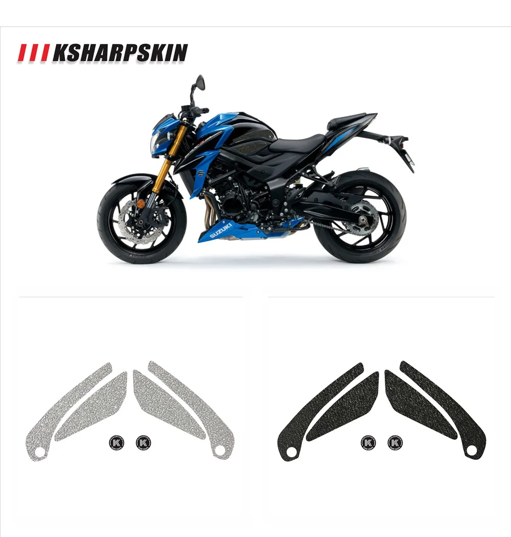 KSHARPSKIN Fuel tank grip motorcycle sticker Fuel tank side protection decal for SUZUKI 18 GSX-S750 GSX-S750Z
KSHARPSKIN Fuel tank grip motorcycle sticker Fuel tank side protection decal for SUZUKI 18 GSX-S750 GSX-S750Z