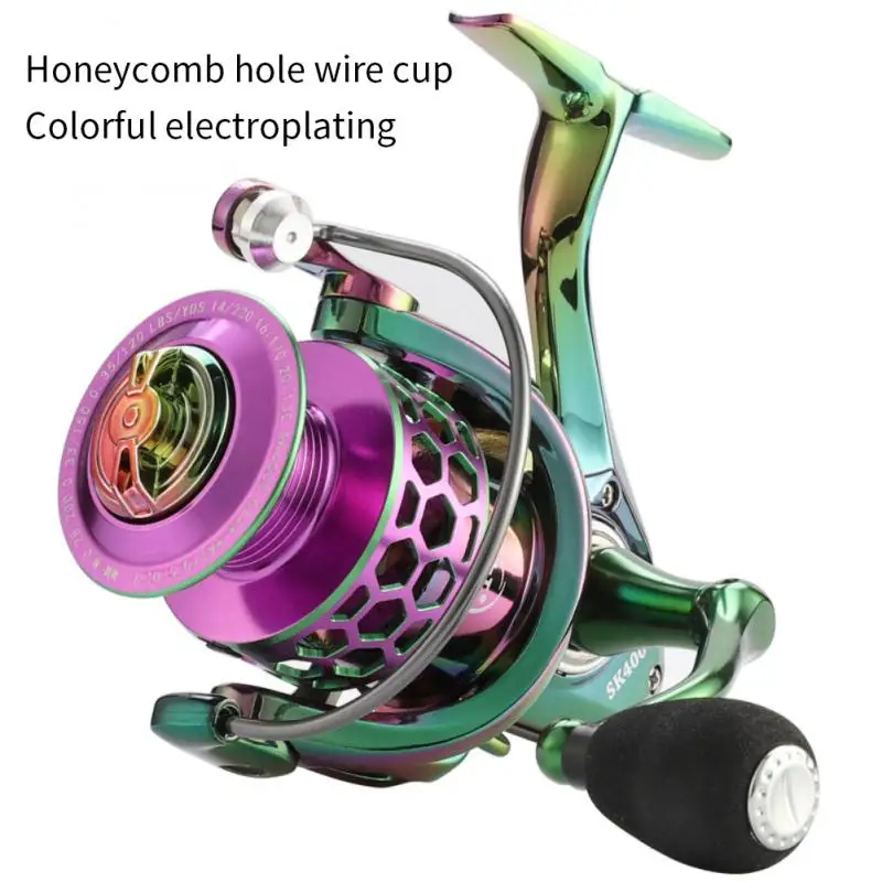 Colorful Fishing Reels Spinning Non-gap Spinning Wheel CNC Rocker Arm Colorful Spinning Wheel Fishing Wheel Honeycomb Hole Cup
Colorful Fishing Reels Spinning Non-gap Spinning Wheel CNC Rocker Arm Colorful Spinning Wheel Fishing Wheel Honeycomb Hole Cup