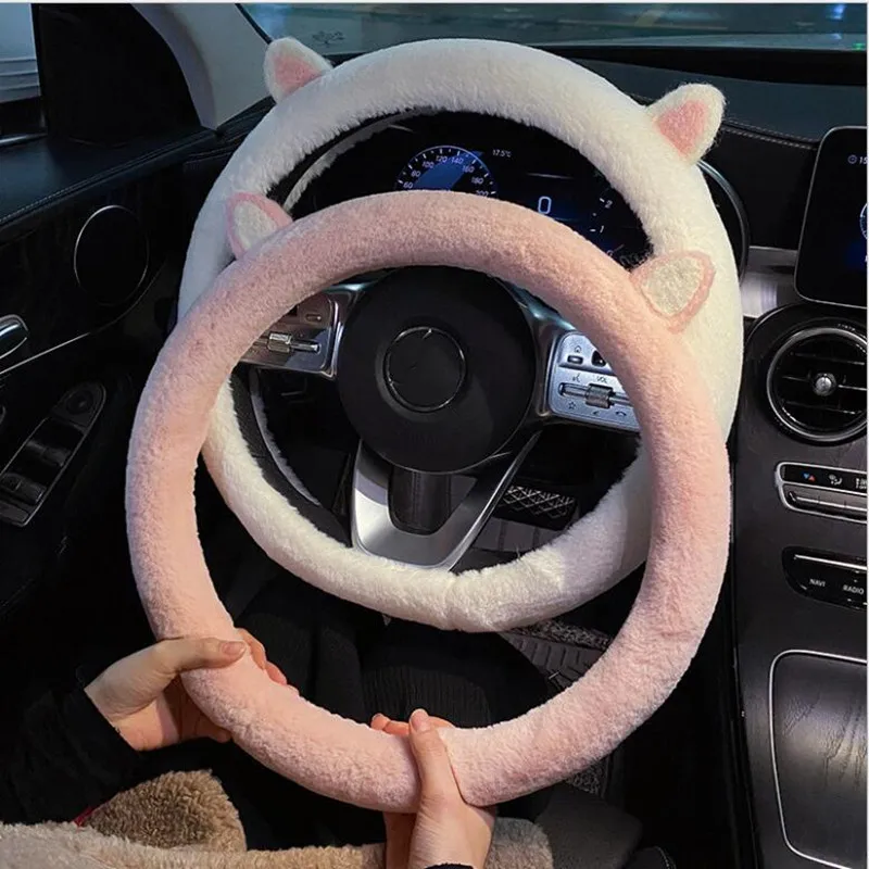 New Arrival Cartoon Anti-freezing Warm Winter Plush Car Steering Wheel Cover Cute Car Handle Gloves
New Arrival Cartoon Anti-freezing Warm Winter Plush Car Steering Wheel Cover Cute Car Handle Gloves