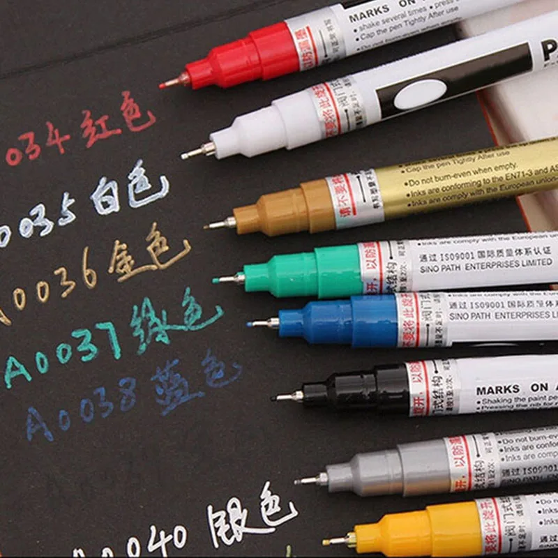 1 Pcs Metallic Marker 8 Colors to Choose 0.7mm Extra Fine Point Paint Marker Non-toxic Permanent Marker Pen DIY Art Marker
1 Pcs Metallic Marker 8 Colors to Choose 0.7mm Extra Fine Point Paint Marker Non-toxic Permanent Marker Pen DIY Art Marker