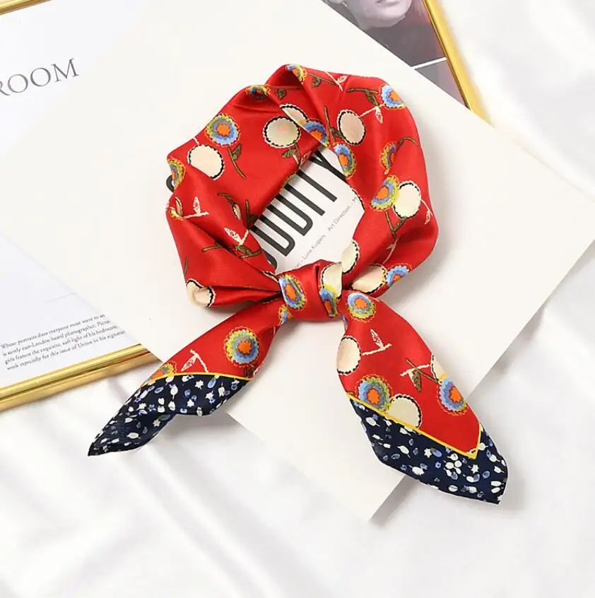 New Silk Square Scarf Women Sunflowers Printed Neck Scarves Hairband Accessories Wraps Foulard Lady Neckerchief Bandana 2021
New Silk Square Scarf Women Sunflowers Printed Neck Scarves Hairband Accessories Wraps Foulard Lady Neckerchief Bandana 2021