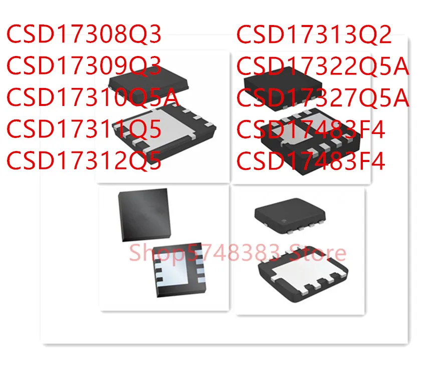 10 шт., CSD17308Q3 CSD17309Q3 CSD17310Q5A CSD17311Q5 CSD17312Q5 CSD17313Q2 CSD17322Q5A CSD17327Q5A CSD17483F4 CSD17484F4
10 шт., CSD17308Q3 CSD17309Q3 CSD17310Q5A CSD17311Q5 CSD17312Q5 CSD17313Q2 CSD17322Q5A CSD17327Q5A CSD17483F4 CSD17484F4