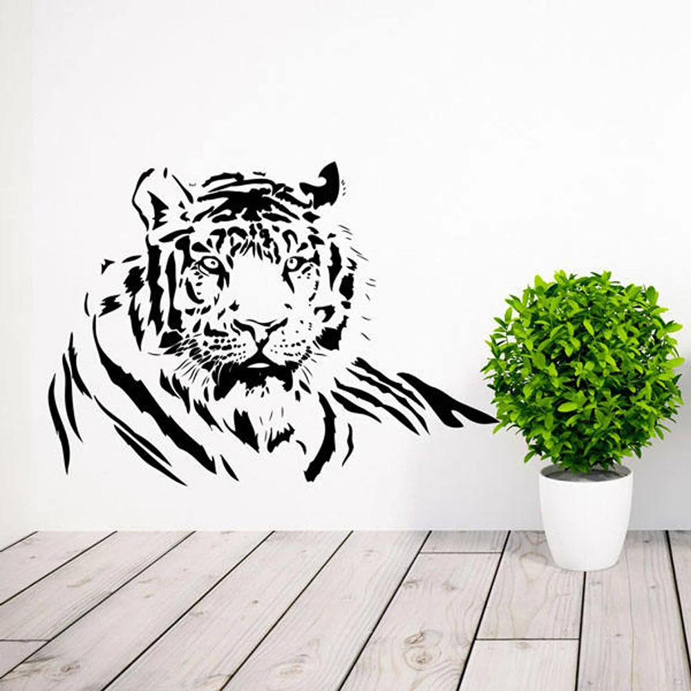 Wild tiger Wall Decal Large Tiger Cat Wild Animal Vinyl Wall Sticker for Living Room Bedroom Lounge Home Decor Accessories C411
Wild tiger Wall Decal Large Tiger Cat Wild Animal Vinyl Wall Sticker for Living Room Bedroom Lounge Home Decor Accessories C411