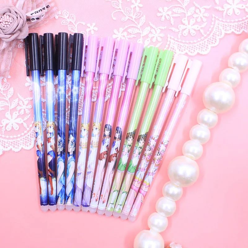 48 pcs/lot Kawaii Beautiful Girl Erasable Gel Pen Cute 0.5mm Blue Ink Signature Pens Promotional Gift Stationery School Supply
48 pcs/lot Kawaii Beautiful Girl Erasable Gel Pen Cute 0.5mm Blue Ink Signature Pens Promotional Gift Stationery School Supply