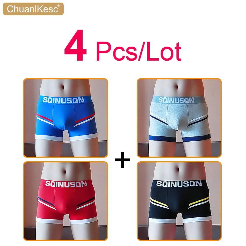 4 Pcs/Lot Cotton Men's Underwear Large Size High-Quality Boxer Pants Korean Fashion Personalized Splicing Soft And Comfortable
4 Pcs/Lot Cotton Men's Underwear Large Size High-Quality Boxer Pants Korean Fashion Personalized Splicing Soft And Comfortable