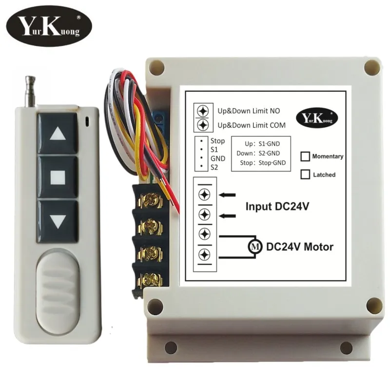 24V DC Motor Water pump Wireless Manual Remote Control Forwards Reverse Stop Up Down Stop Remote Control Switch 40A 400W tarp rx
24V DC Motor Water pump Wireless Manual Remote Control Forwards Reverse Stop Up Down Stop Remote Control Switch 40A 400W tarp rx