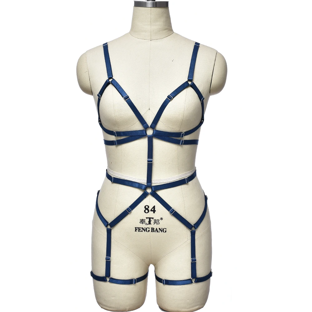 Pole Dance Women Harness Set Elastic Body Cage Open Chest Top Bra Goth Stockings Garter Belt Sexy Lingerie Bondage Body Harness
Pole Dance Women Harness Set Elastic Body Cage Open Chest Top Bra Goth Stockings Garter Belt Sexy Lingerie Bondage Body Harness