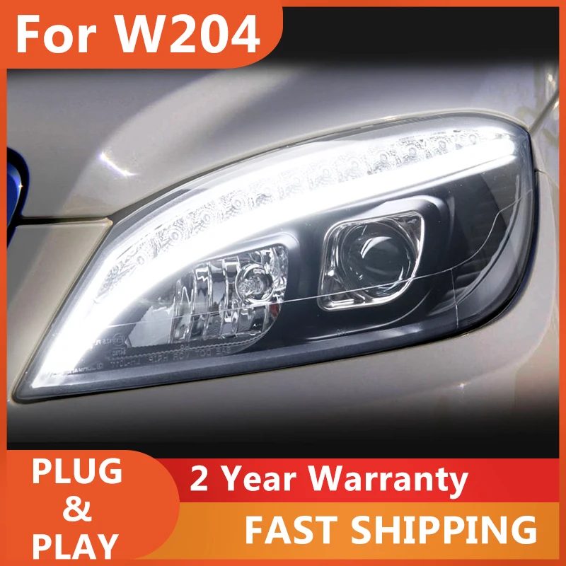 LED Head Lamp For Benz W204 Headlights 2007-2010 C300 C260 LED DRL Running Light+Dynamic Turn Signal+Low Beam+High Beam Assembly
LED Head Lamp For Benz W204 Headlights 2007-2010 C300 C260 LED DRL Running Light+Dynamic Turn Signal+Low Beam+High Beam Assembly