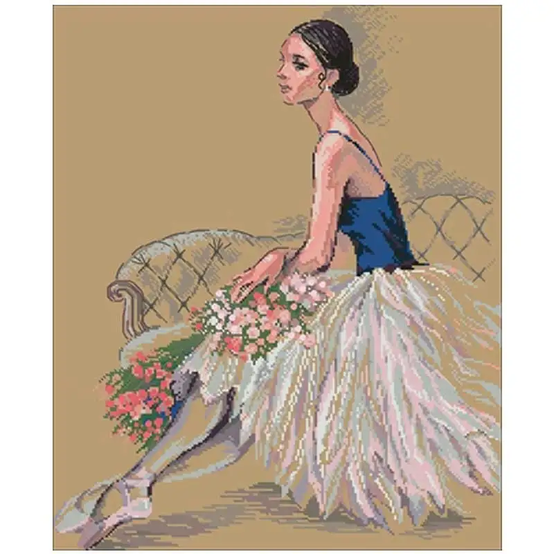 Ballerina Patterns Counted Cross Stitch 11CT 14CT DIY Handmade Chinese Cross Stitch Kits Embroidery Needlework Sets Home Decor
Ballerina Patterns Counted Cross Stitch 11CT 14CT DIY Handmade Chinese Cross Stitch Kits Embroidery Needlework Sets Home Decor