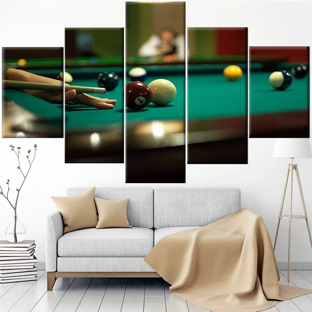 5 Pieces Wall Art Canvas Painting Billiard Sports Poster Modern Home Decoration Pictures Modular Living Room Free Shipping
5 Pieces Wall Art Canvas Painting Billiard Sports Poster Modern Home Decoration Pictures Modular Living Room Free Shipping