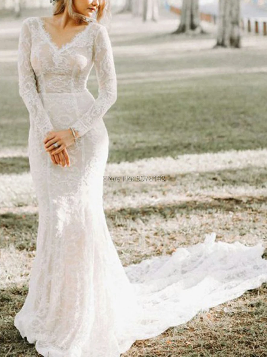 12181 fashion white V-neck full-sleeves mermaid/trumpet floor-length lace long wedding dresses/formal gowns free shipping
12181 fashion white V-neck full-sleeves mermaid/trumpet floor-length lace long wedding dresses/formal gowns free shipping