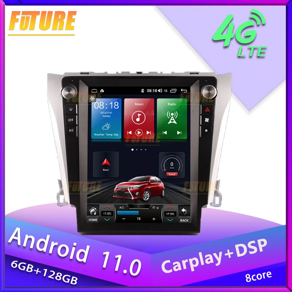 Tesla Screen Android 11.0 Car Radio Stereo For Toyota Camry 2014 2015-2017 Car Multimedia Player GPS Navigation 2 Din Head Unit
Tesla Screen Android 11.0 Car Radio Stereo For Toyota Camry 2014 2015-2017 Car Multimedia Player GPS Navigation 2 Din Head Unit