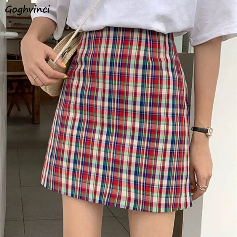 Skirts Women Rainbow Plaid Summer Newest High Waist Students Korean Style Mini Sexy Female Clothing A-Line Casual Streetwear Ins
Skirts Women Rainbow Plaid Summer Newest High Waist Students Korean Style Mini Sexy Female Clothing A-Line Casual Streetwear Ins
