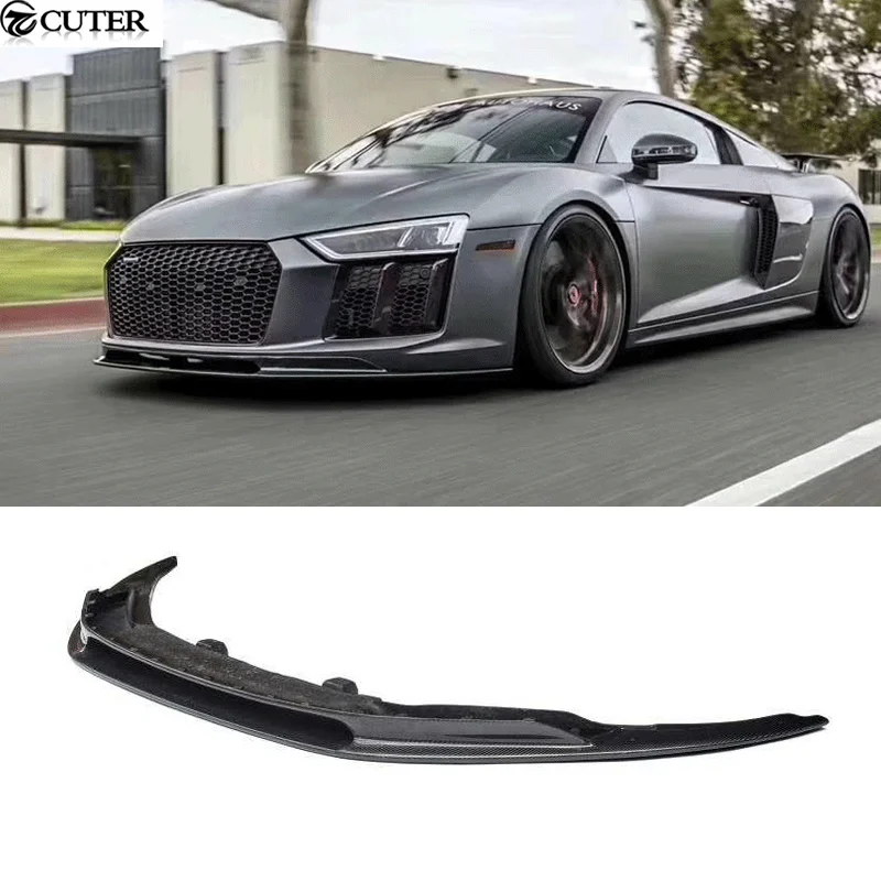 New R8 v Style Carbon Fiber Fiber Glass Front Bumper Lip for Audi R8 Car Body Kit 16-18
New R8 v Style Carbon Fiber Fiber Glass Front Bumper Lip for Audi R8 Car Body Kit 16-18