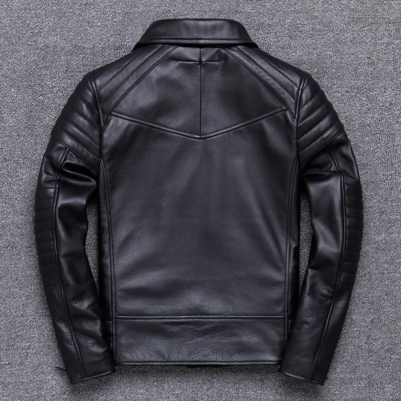 Winter Autumn Genuine Leather Jacket Men Streetweaar Real Sheepskin Coat Man Moto Biker Vintage Cow Leather Jackets 002
Winter Autumn Genuine Leather Jacket Men Streetweaar Real Sheepskin Coat Man Moto Biker Vintage Cow Leather Jackets 002