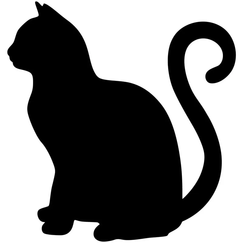 Cute Pet Cat Sitting Car Decorative Decals Classic Cartoon Animal Vinyl Car Sticker Black/Silver
Cute Pet Cat Sitting Car Decorative Decals Classic Cartoon Animal Vinyl Car Sticker Black/Silver