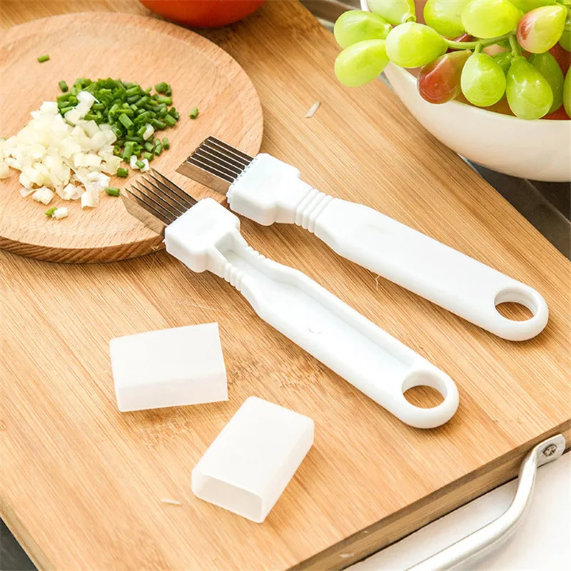 1Pcs Onion Shredder Knife Shred Cutter Scallion Cutter Stainless Steel Blade Slice Vegetable Tool Slicer Kitchen Gadget
1Pcs Onion Shredder Knife Shred Cutter Scallion Cutter Stainless Steel Blade Slice Vegetable Tool Slicer Kitchen Gadget